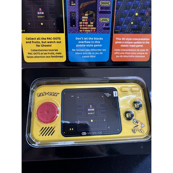 MyArcade Pac-Man Pocket Player Handheld Game Console DRMDGUNL3227 New Game